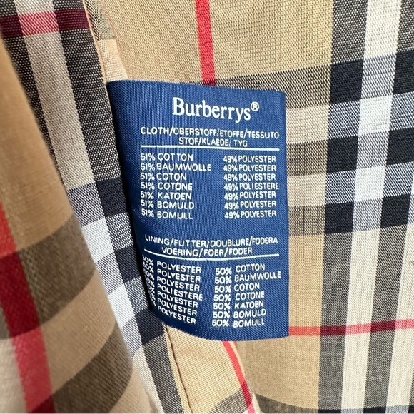 BURBERRY LONDON Button Down Trench Coat - Picture 14 of 16